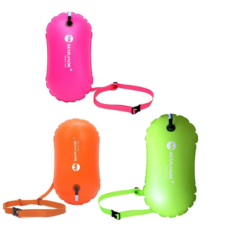 Bouée de natation gonflable en PVC, flotteur de remorquage, airbag étanche avec ceinture de taille pour rafting, fournitures de sécurité pour la natation en plein air