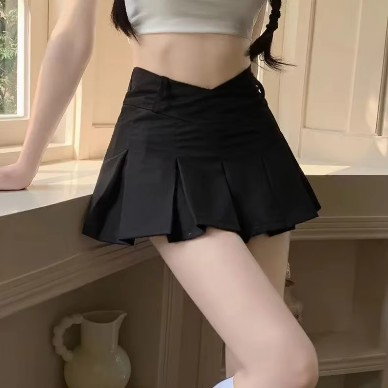 Jupe courte Anti-lumière taille haute