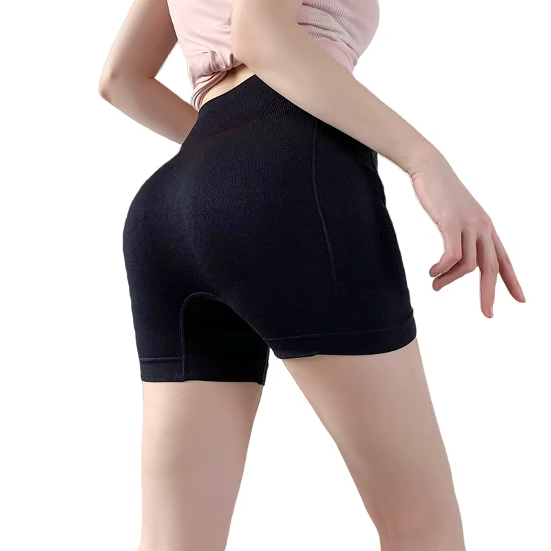 TUNIControl-Culotte taille haute sans couture pour femme, short de levage de hanche, pantalon de sécurité, boxer de sport fitness, sous-vêtement