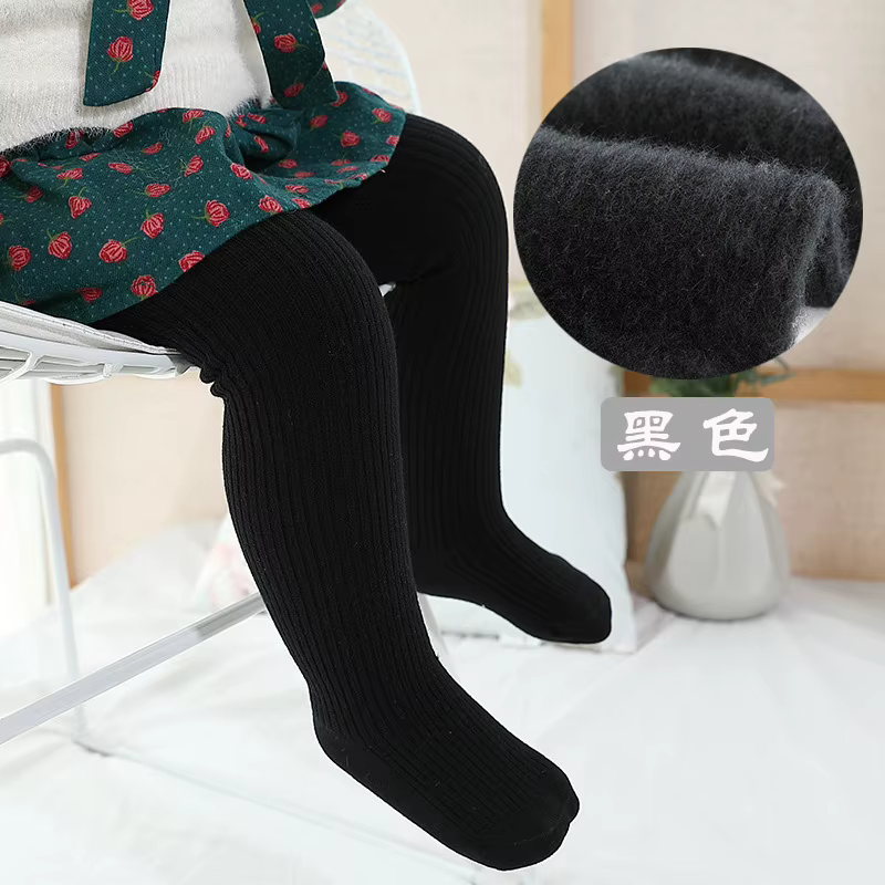 Collants d'hiver pour filles, épais et décontractés, en coton, pour bébés filles, garde au chaud, bas serrés pour enfants de 0 à 6 ans