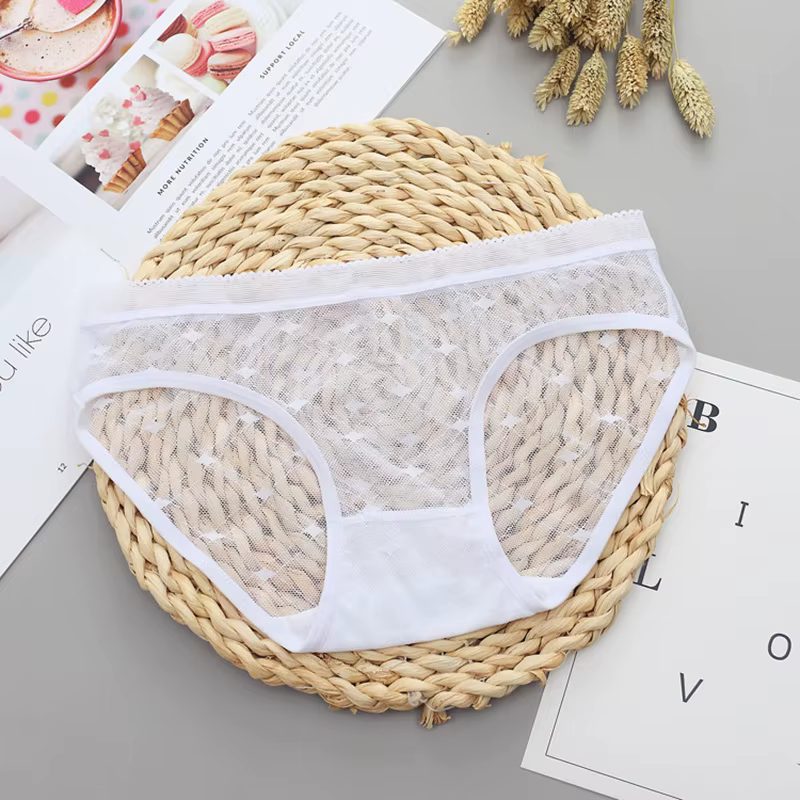 Culotte Sexy en dentelle transparente pour femmes