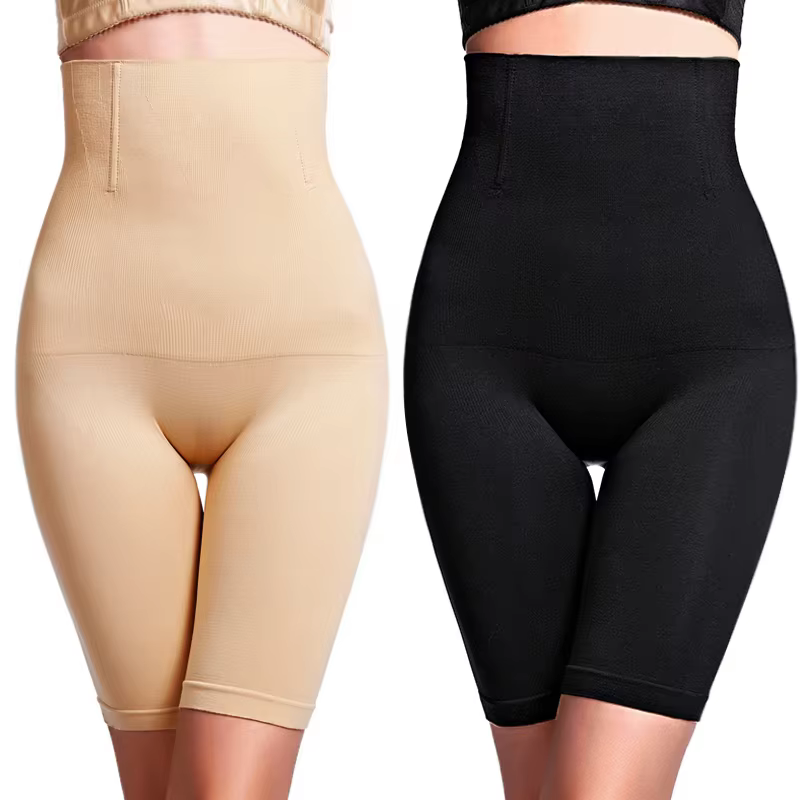 Sous-vêtements pour femmes taille haute façonnant culotte Boyshort contrôle du ventre bout