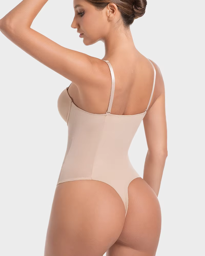 Body sculptant tout-en-un string sexy