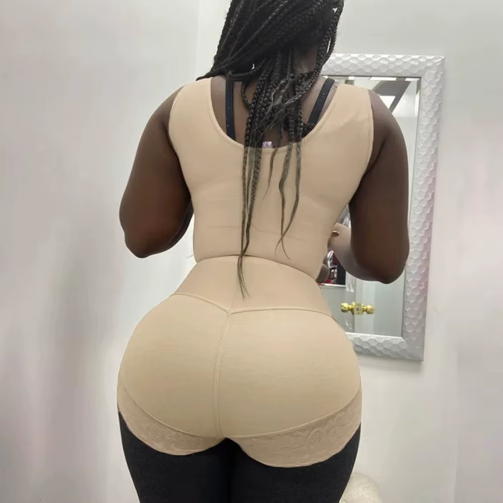 Shapewear colombien Abdomen haute Compression femmes Double