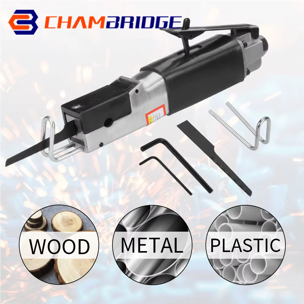 Scie à corps pneumatique 1/4 ", scie alternative, lime pneumatique, 10000 tr/min, pour tôle d'aluminium, lame de coupe, accessoires d'outils