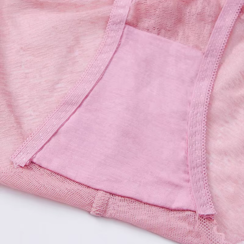 Culotte femme sans couture glace soie sous-vêtements sexy femmes dames slips respirants