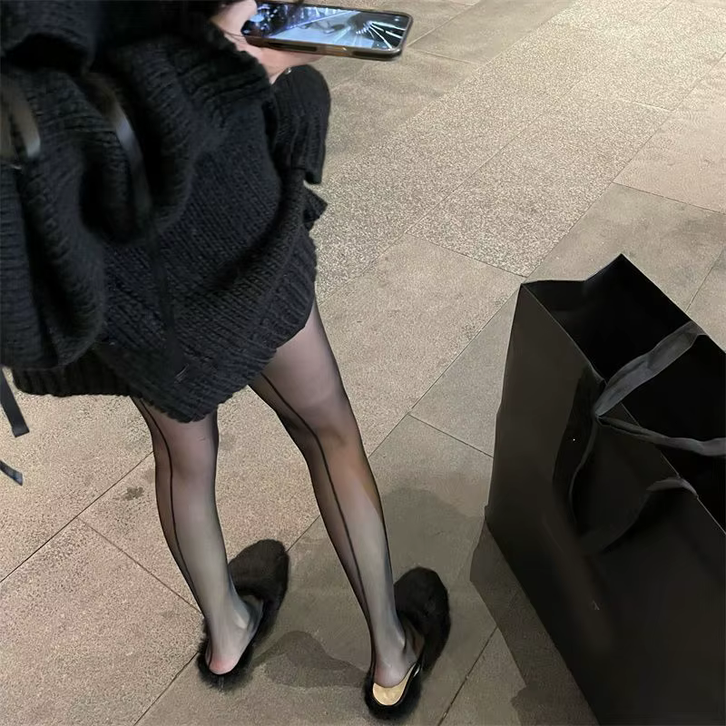 Collants d'été Sexy en Nylon sans couture pour femmes