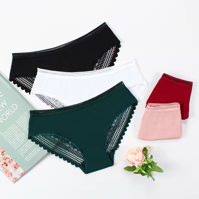 Ensemble de culottes en dentelle pour femmes