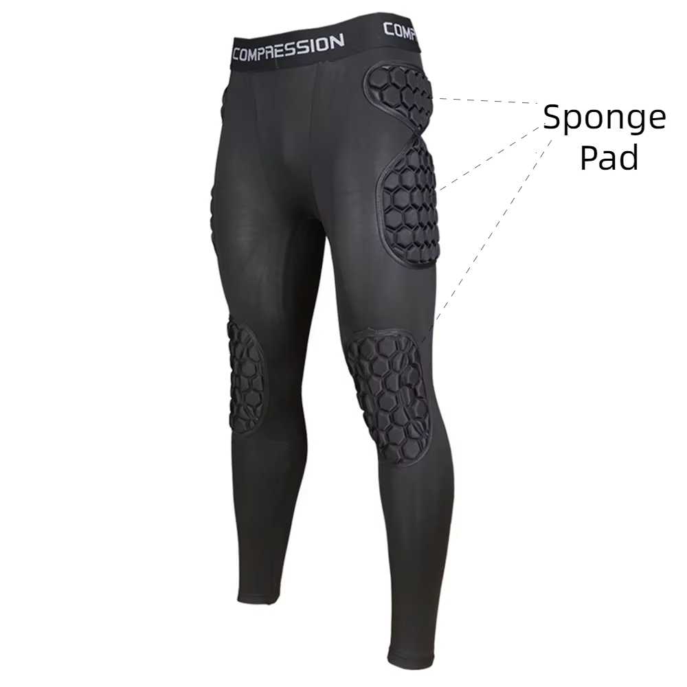 Nouveau Football gardien de but pantalon d'entraînement maillots de gardien de but Kit vêtements genou coude rembourré tout autour Alveolate protecteur équipement
