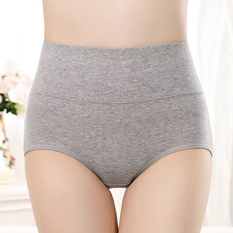 Culottes pour femmes slips de mise en forme abdominale sous-vêtements en coton grande taille