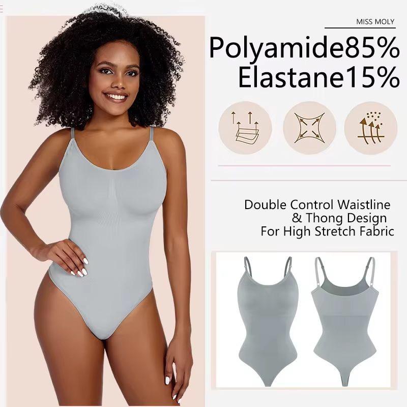 Lissage Shapewear Body pour femmes Faja corps complet Shaper string doux