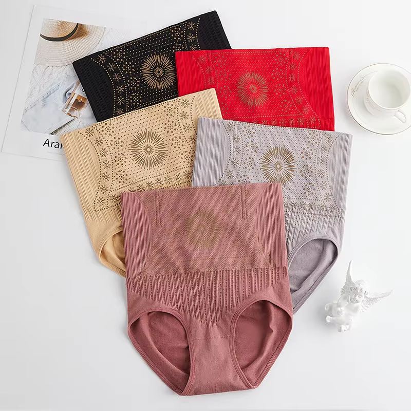 Culotte post-partum taille haute sans couture pour femme