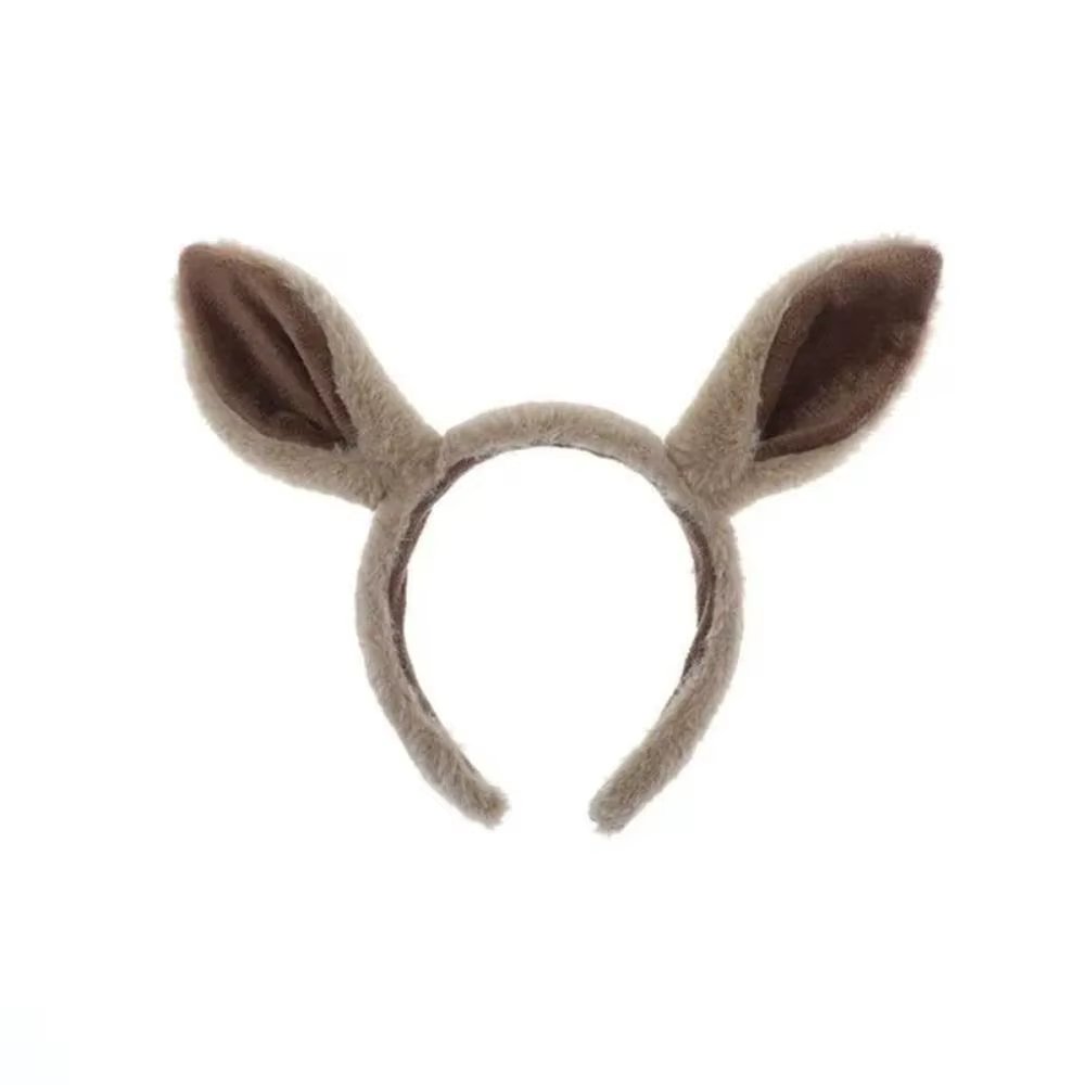 Serre-tête tendance Kawaii avec oreilles de cheval, bandeau mignon en forme d'oreilles d'animaux, accessoire de cheveux de dessin animé pour fête cosplay