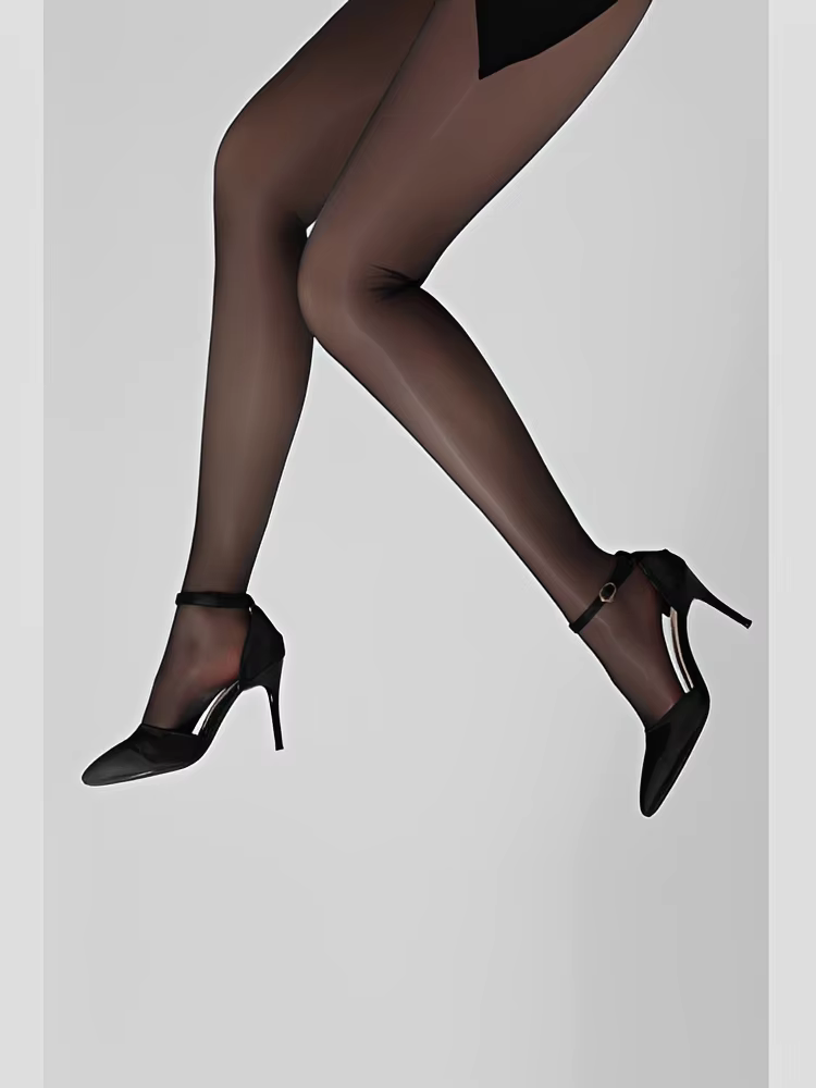 Collants brillants effet huile pour femme