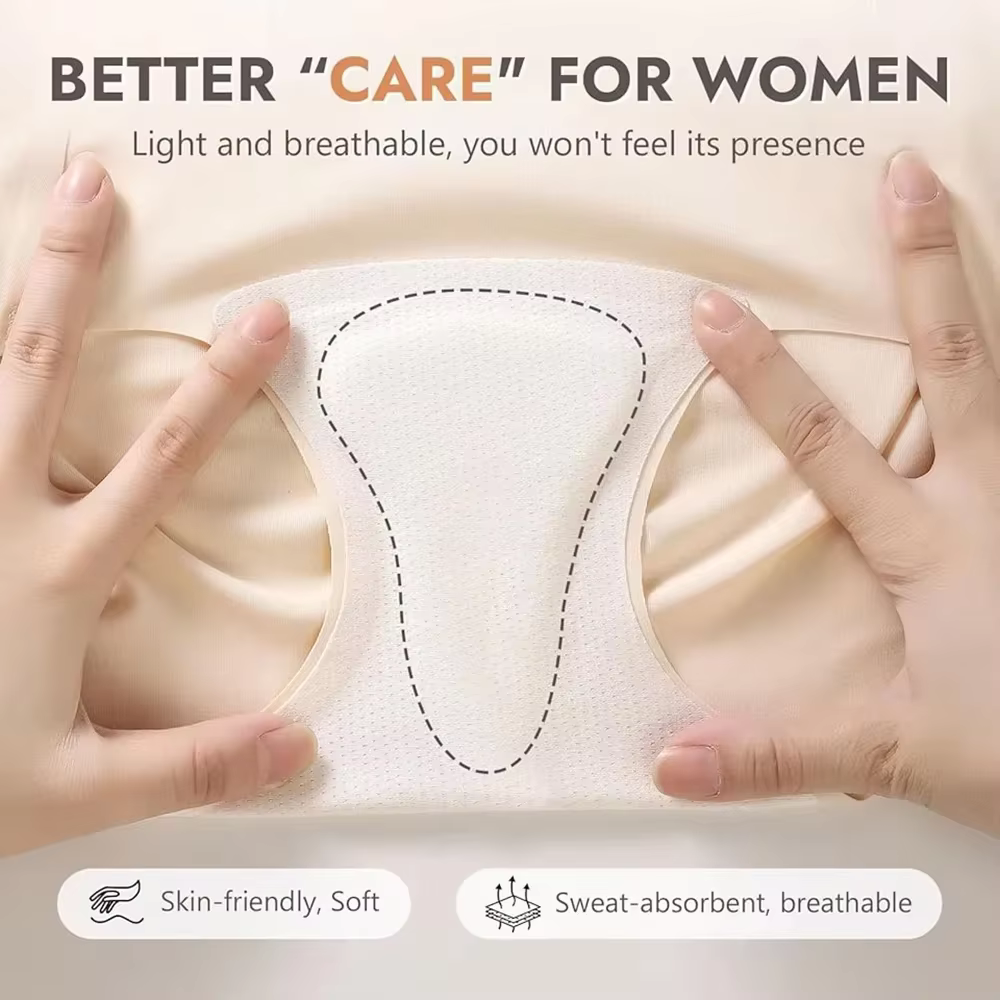 3 pièces culottes anti-orteil de chameau femmes anti-camel sans couture slips sans présentation sous-vêtements pour