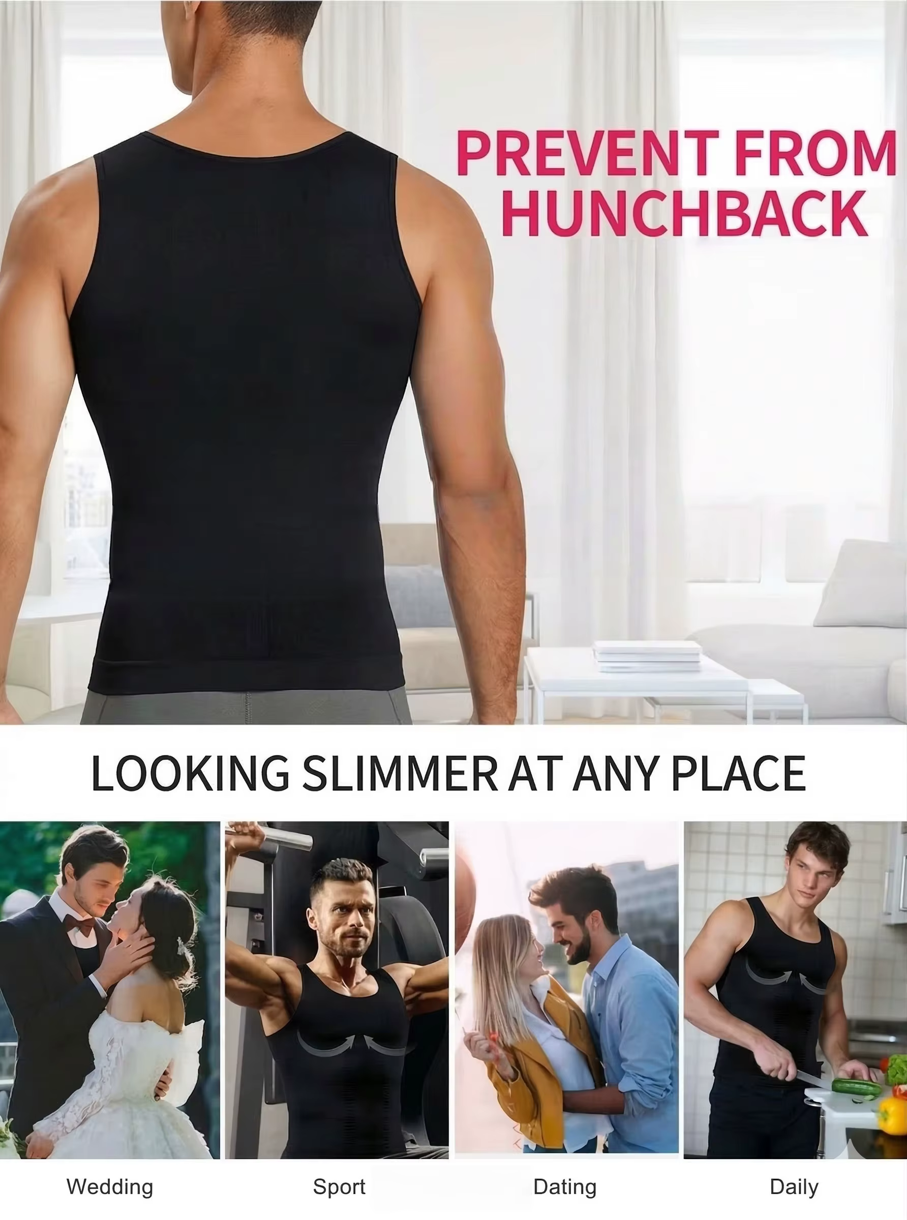 Débardeur de compression pour homme