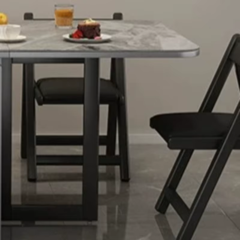 Tables à manger contemporaines carrées peu encombrantes pour cuisine, tables consoles de luxe, meubles de maison