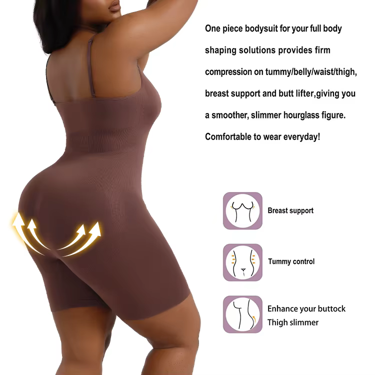 Body sculptant push-up pour femmes grandes tailles