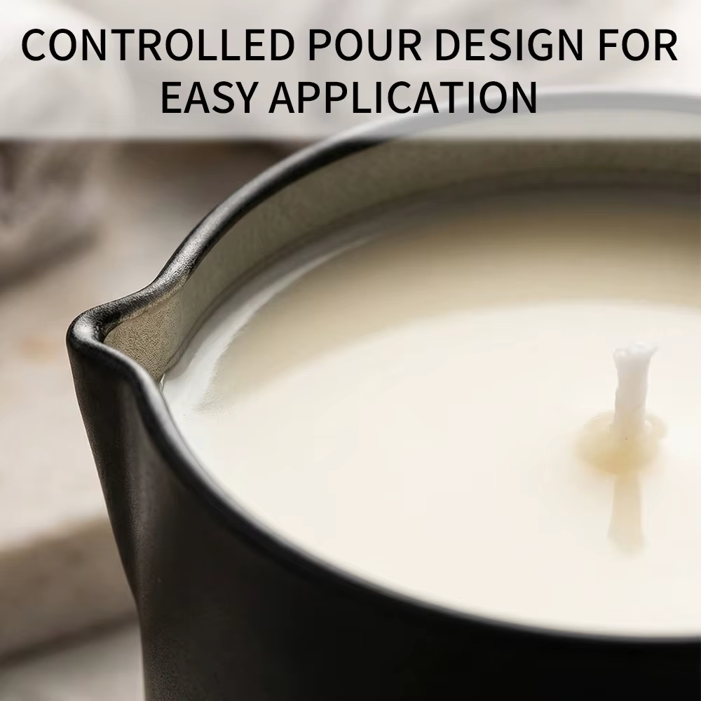 Bougie de massage à la vanille et à l'ambre, bougie de massage parfumée à la cire de soja naturelle pour le massage corporel, bougie d'aromathérapie pour les soins de spa à domicile