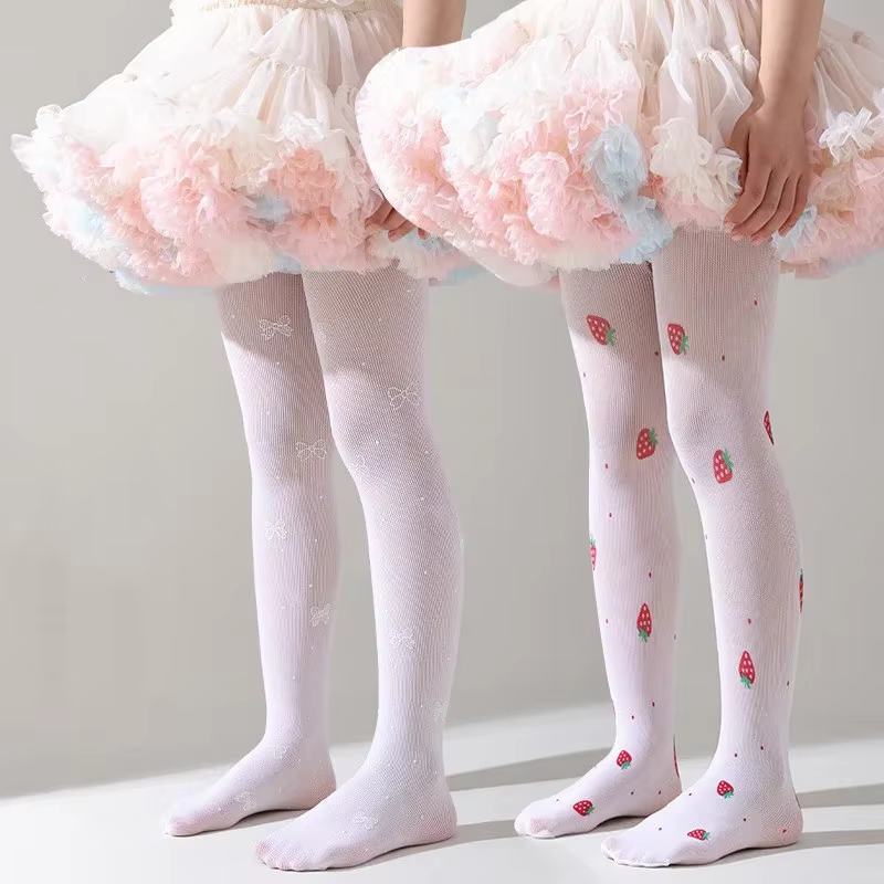 Collants à imprimé Harvey pour filles, bas fins et doux, leggings d'été en maille pour enfants de 2 à 12 ans