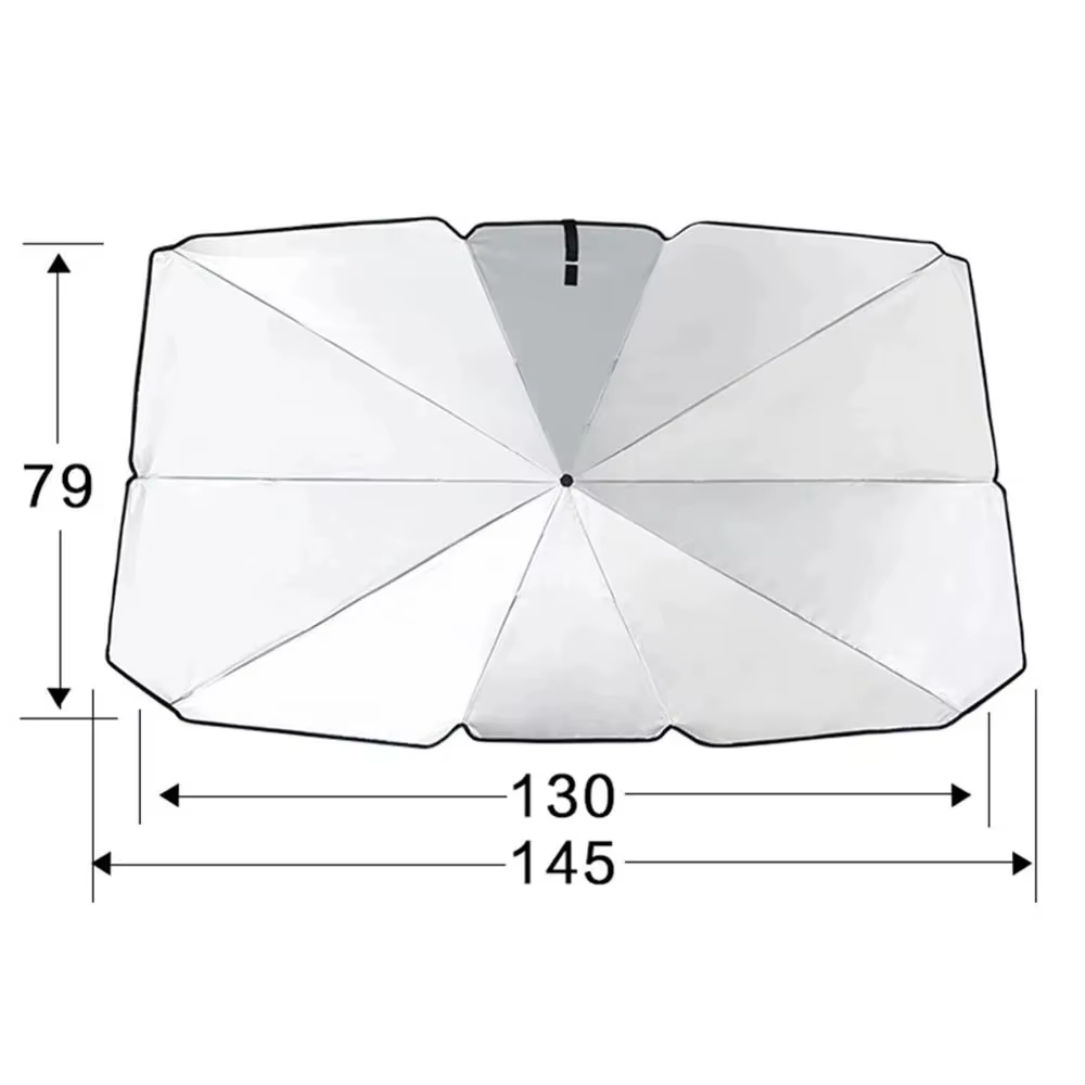 Pare-soleil de voiture, pare-brise avant, colle argentée, résistant aux Uv, pliable, accessoires de protection solaire pour voiture