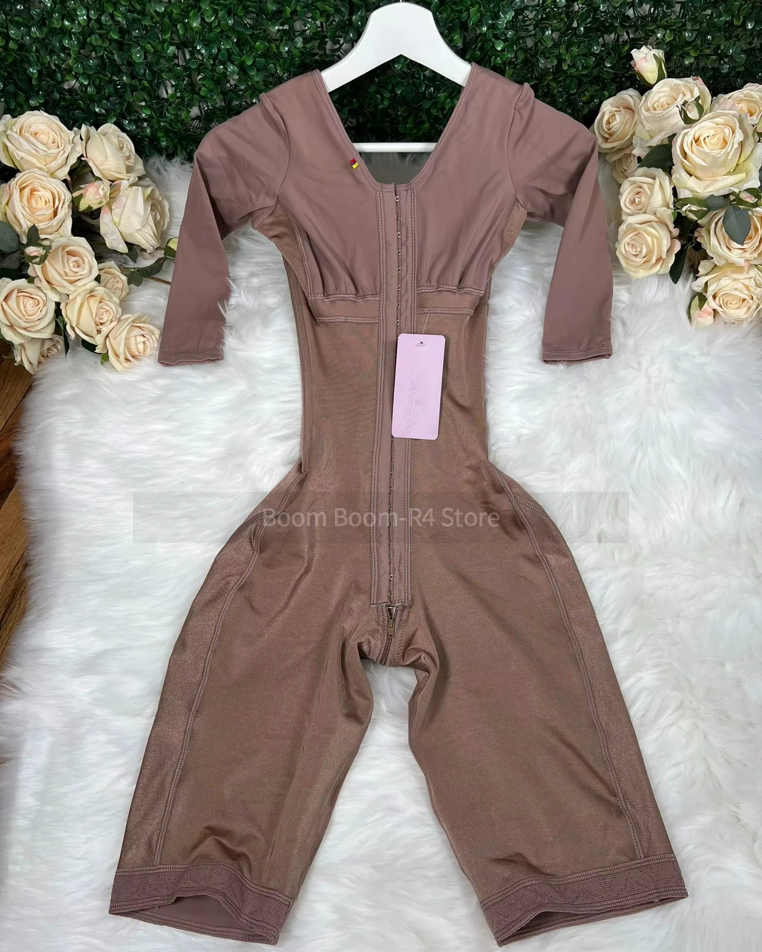 Combinaison Shapewear à manches courtes