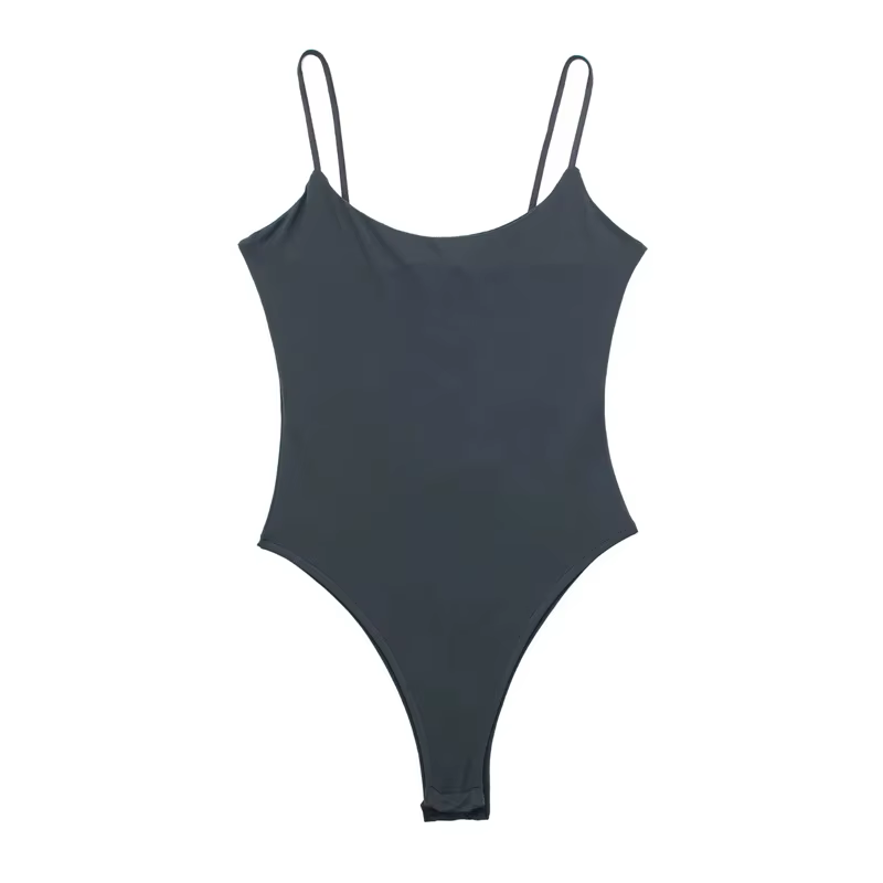 MUJER blanc noir corps femme sans manches serré Body Lingerie Sexy