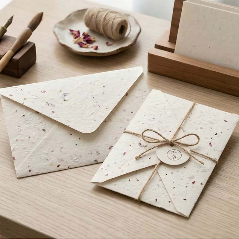 Lot de 20 enveloppes 11x16cm pour cartes postales de mariage, boîtes cadeaux, messages, papier texturé 150g, invitations, lettres commerciales, sacs de rangement