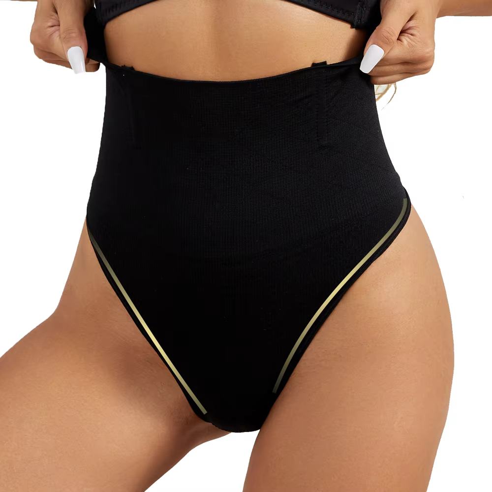 Taille haute tongs Shapewear femmes culottes ventre plat minceur Lingerie