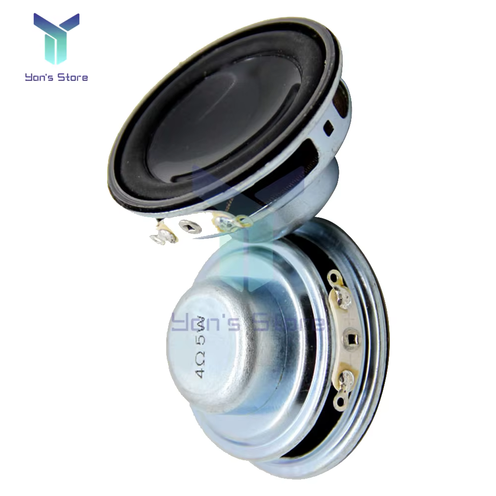 Haut-parleur acoustique, 4 Ohm, 5W, 4R, 45MM, basse magnétique interne, caisson de basses, multimédia, bricolage pour Home cinéma