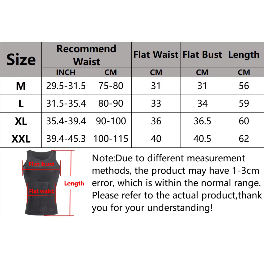 Maillot de compression amincissant pour hommes