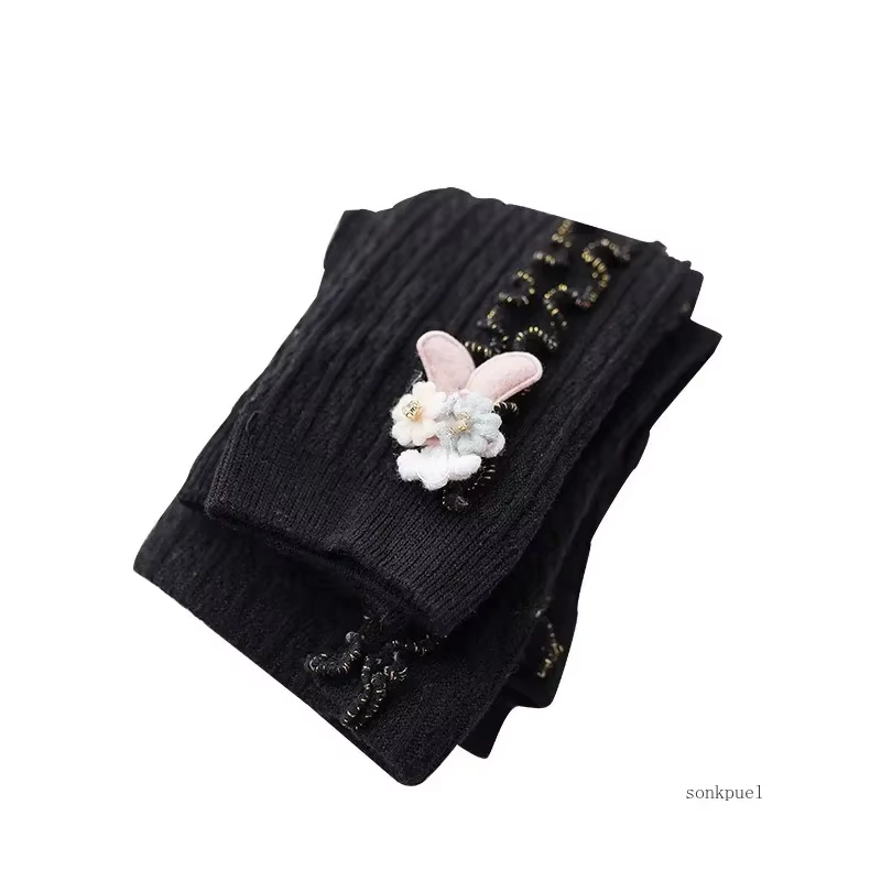 Collants Chauds à la Mode pour Fille de 0 à 6 Ans, Leggings d'Automne et d'Hiver