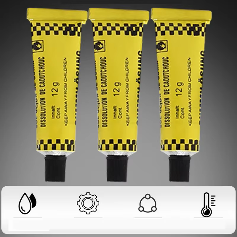 Colle portable de réparation de crevaison de chambre à air de scooter de moto et de vélo, outil automatique de bain d'opathie, 12g