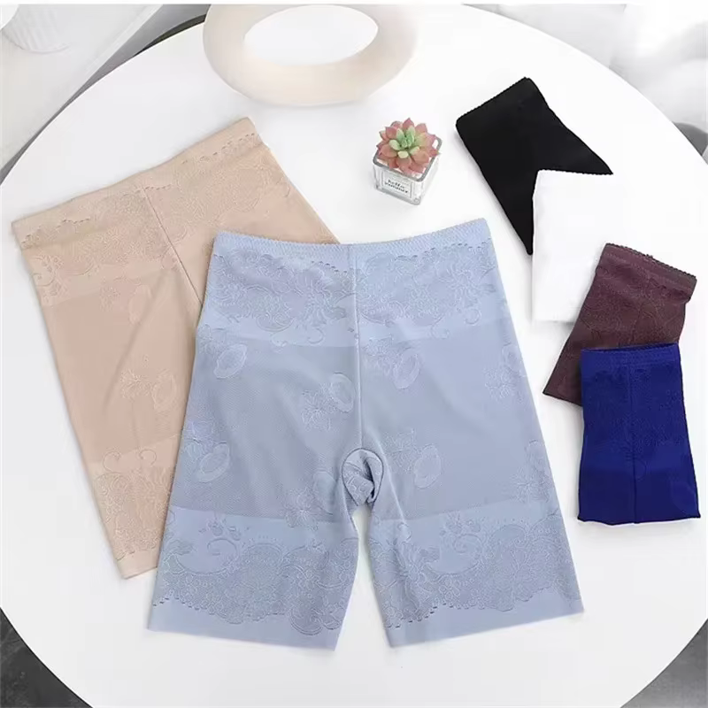 Femmes bout à bout contrôle du ventre dentelle garniture taille haute Shapewear slips sans couture minceur culotte pour la mise en forme du corps Invisible