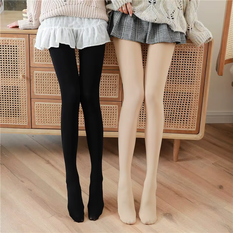 120D Lolita cuisse haute bas lait blanc