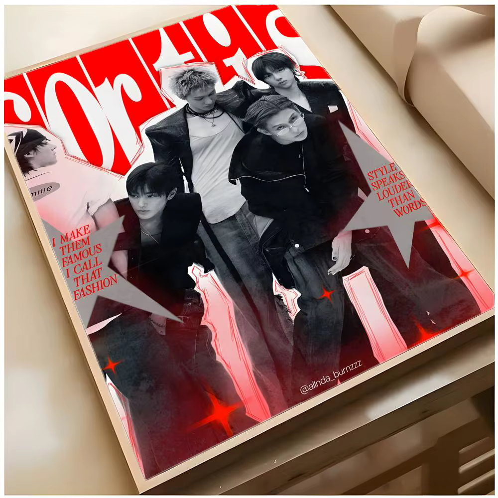 Affiche tendance du groupe kpop C-CORTIS, décoration artistique et décoration intérieure pour la maison, le pub et les espaces intérieurs