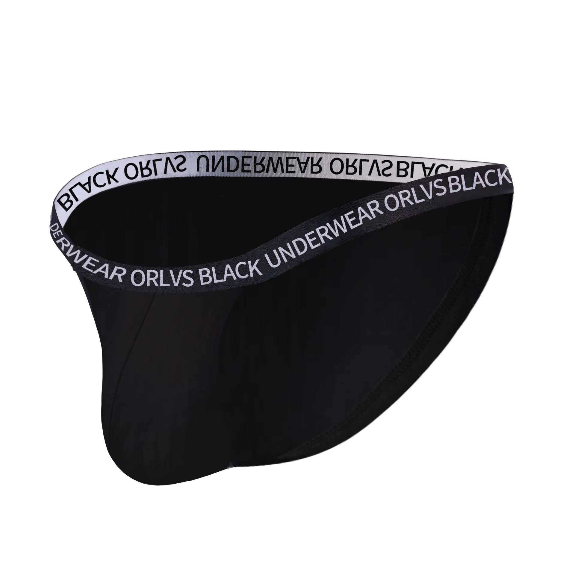 ORLVS slips caractère positif et négatif hommes caleçon indépendant Codpiece Anti-ourlet respirant doux ajustement mâle pantalon