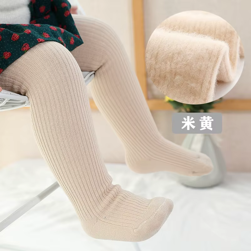 Collants d'hiver pour filles, épais et décontractés, en coton, pour bébés filles, garde au chaud, bas serrés pour enfants de 0 à 6 ans