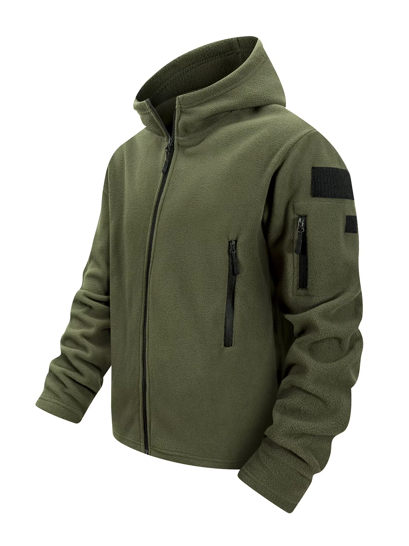 Veste tactique polaire thermique d'hiver chaude épaissir chasse randonnée Sports de plein air manteau à capuche militaire vestes de l'armée en plein air S-3XL