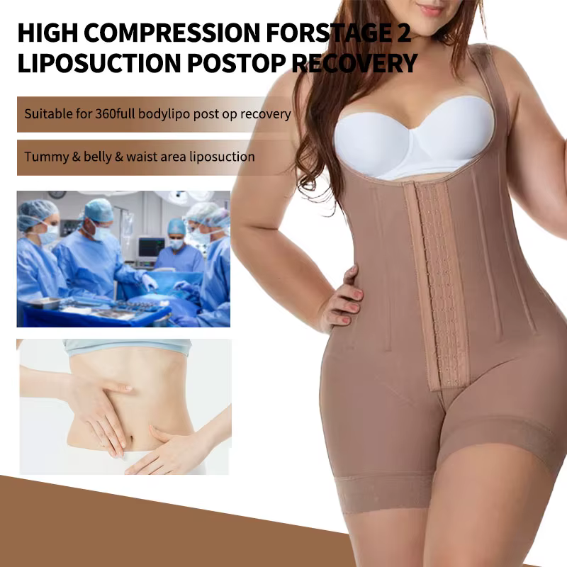 Femmes ventre contrôle corps sculptant Faja ceintures Post Lipo chirurgical réduisant Shapers post-partum scène 2 BBL Shapewear
