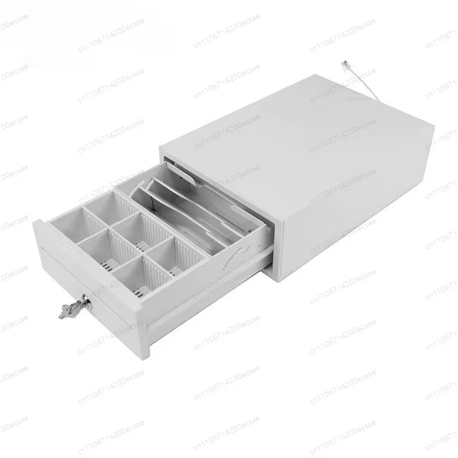 Tiroir-caisse verrouillable LAS-208 POS, boîte à monnaie pour terminal POS et caisse enregistreuse, tiroir-caisse commercial pour la vente au détail