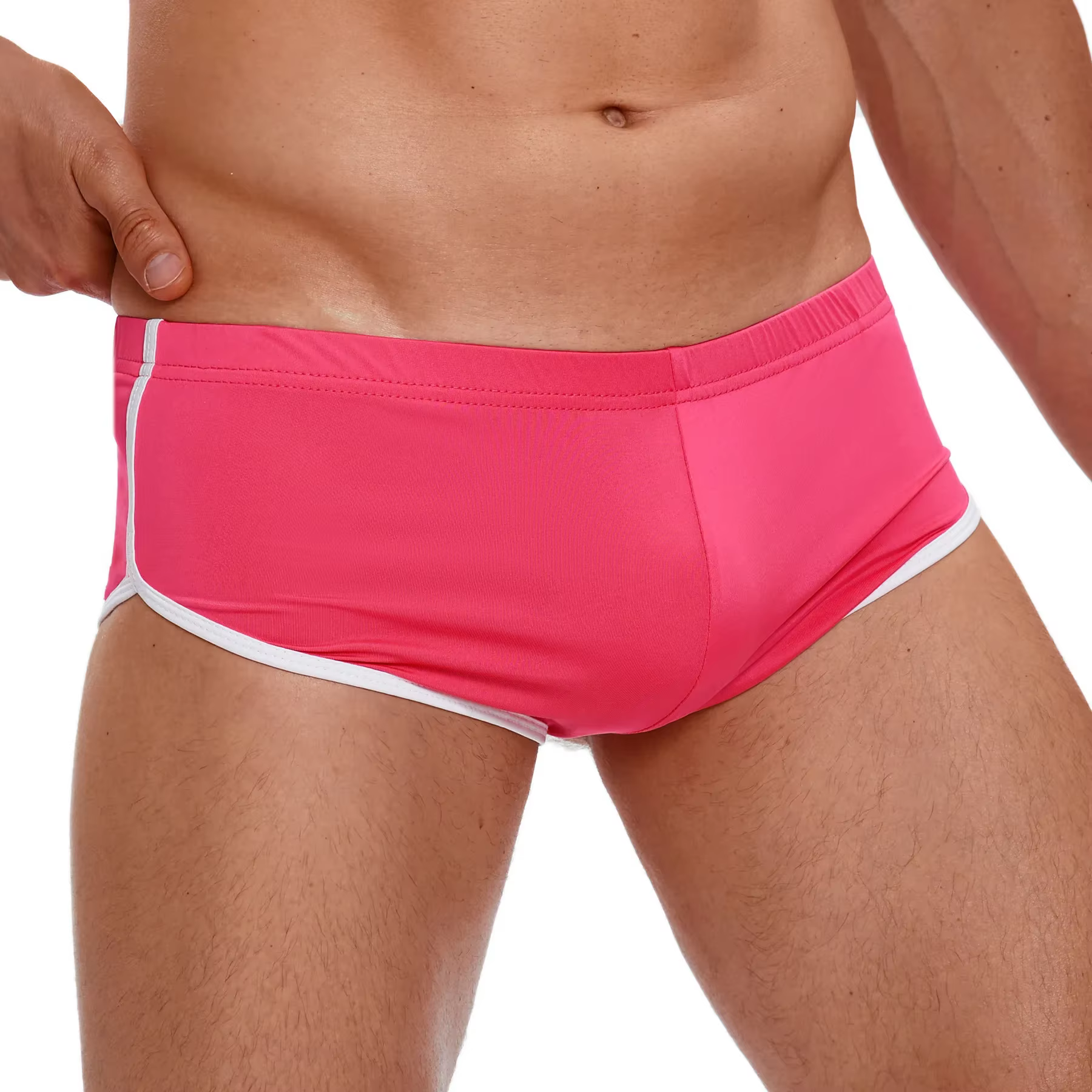 Short court sportif pour hommes, short de course élastique décontracté, vêtements de Performance de Bar, nouveaux Shorts d'été transfrontaliers