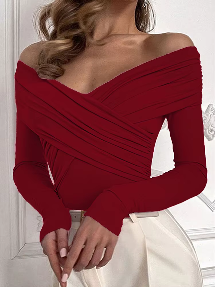 Combinaisons sexy rouges pour femmes