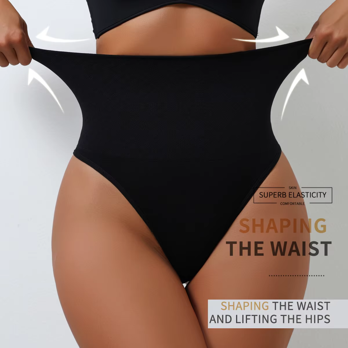 UBAU 2025 taille haute tongs sans couture femmes culottes string Lingerie ventre contrôle façonnage ceinture Shaper sous-vêtements