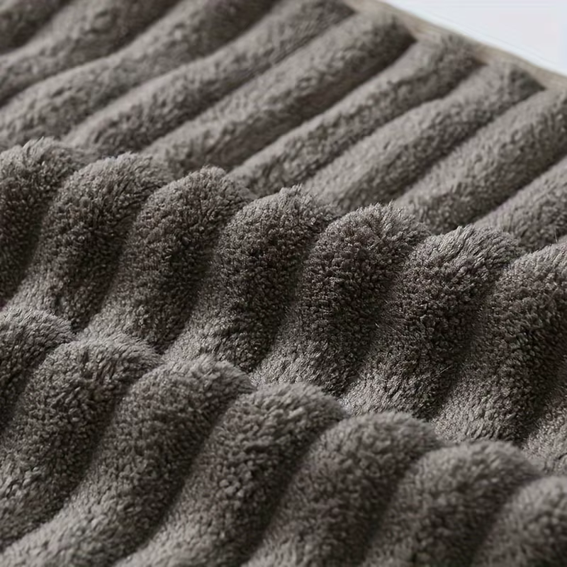Ensemble de serviettes à main super absorbantes et douces de luxe, 5 pièces, 11.8x11.8 pouces, débarbouillettes à séchage rapide pour les nécessités ménagères et quotidiennes