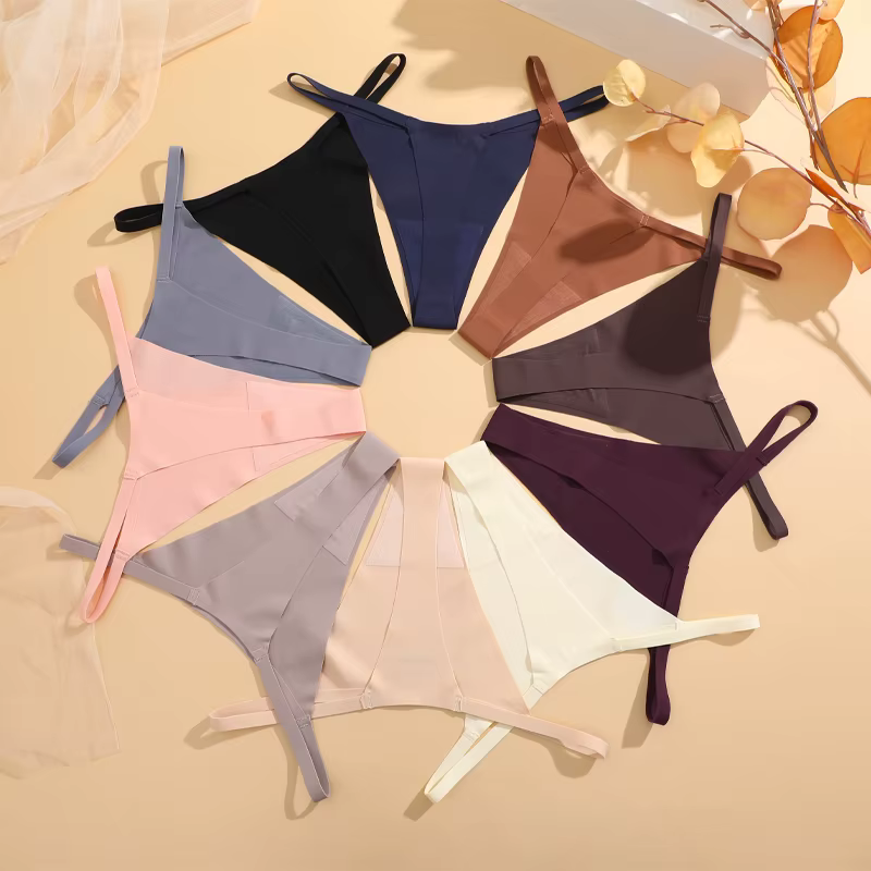 Ensemble de sous-vêtements ultra-minces sans couture pour femmes