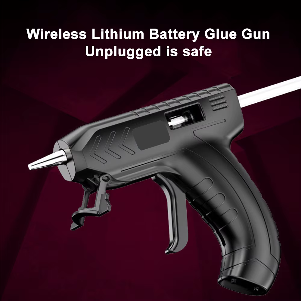 Pistolet à colle thermofusible sans fil avec bâton de colle, outil de colle thermofusible sans fil au Lithium Rechargeable par USB, outil de réparation artisanal de bricolage
