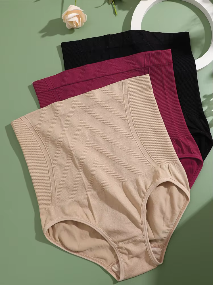 Culotte façonnante taille haute sans couture pour femmes