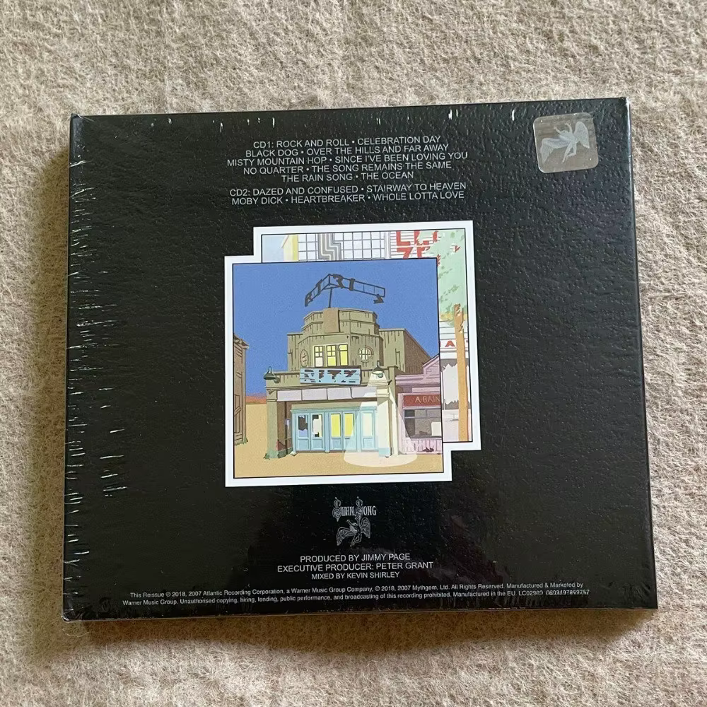 Led Zeppelin The Song Remains The Same 2CD Live Album 1973 MSG Concert Rock Classic Stairway To Heaven scellé