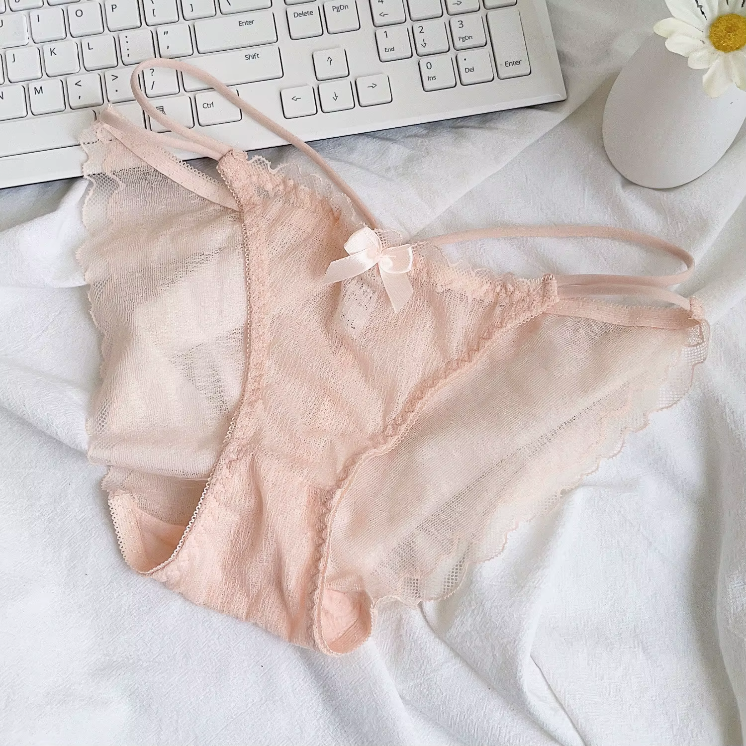 Culotte femme sans couture glace soie sous-vêtements sexy femmes dames slips respirants
